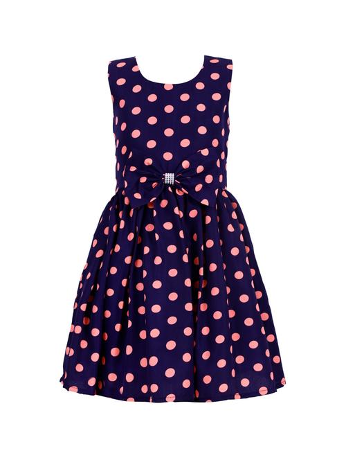 blue crepe frock - 16955300 - Standard Image - 0