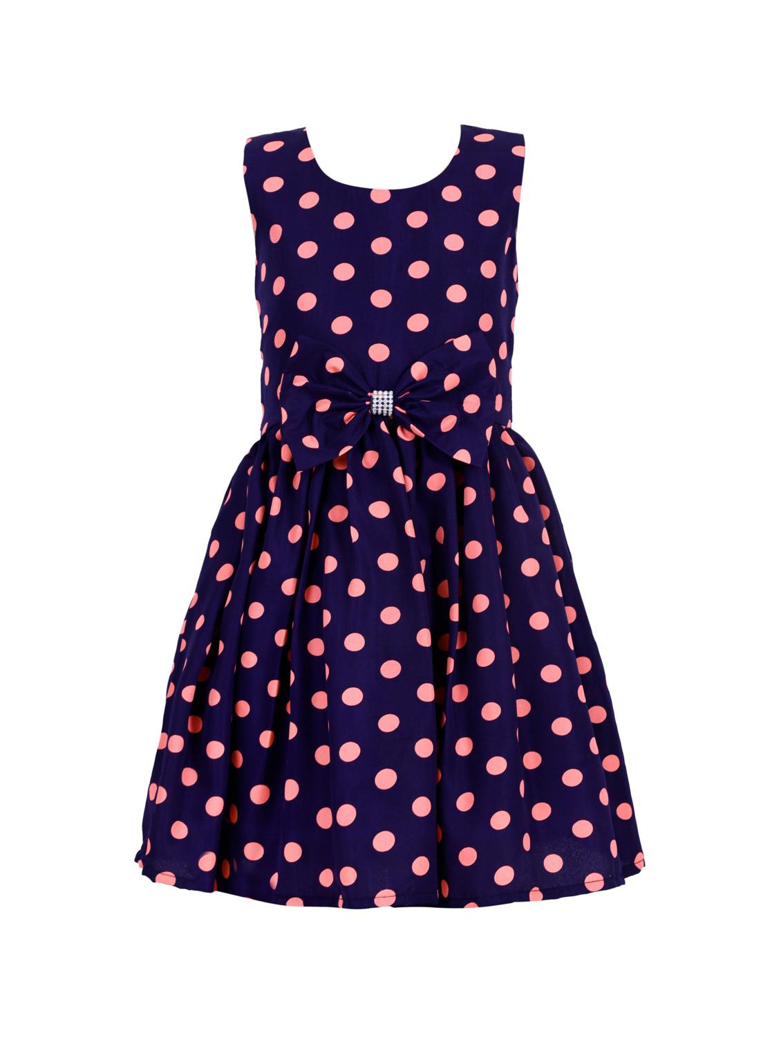 blue crepe frock - 16955300 - Zoom Image - 0