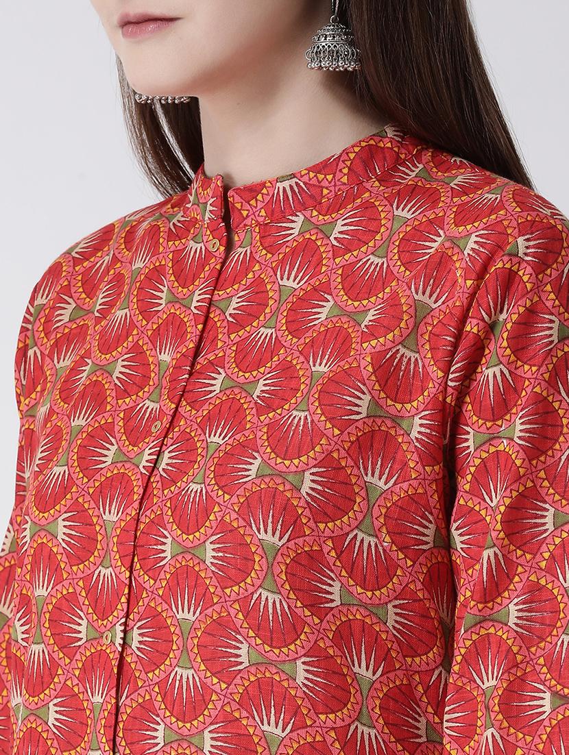 printed kurta palazzo set - 16955454 - Standard Image - 3