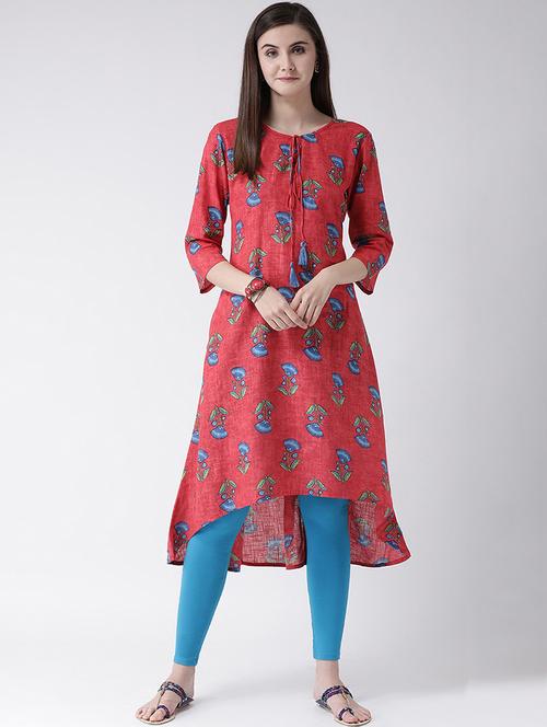 women's asymmetric kurta - 16955477 - Standard Image - 0