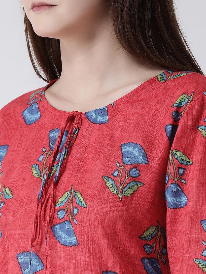 women's asymmetric kurta - 16955477 - Standard Image - 3