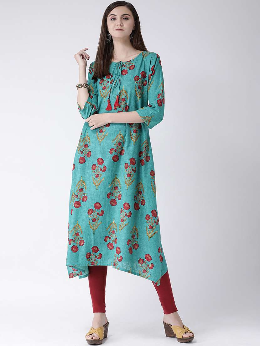women's asymmetric kurta