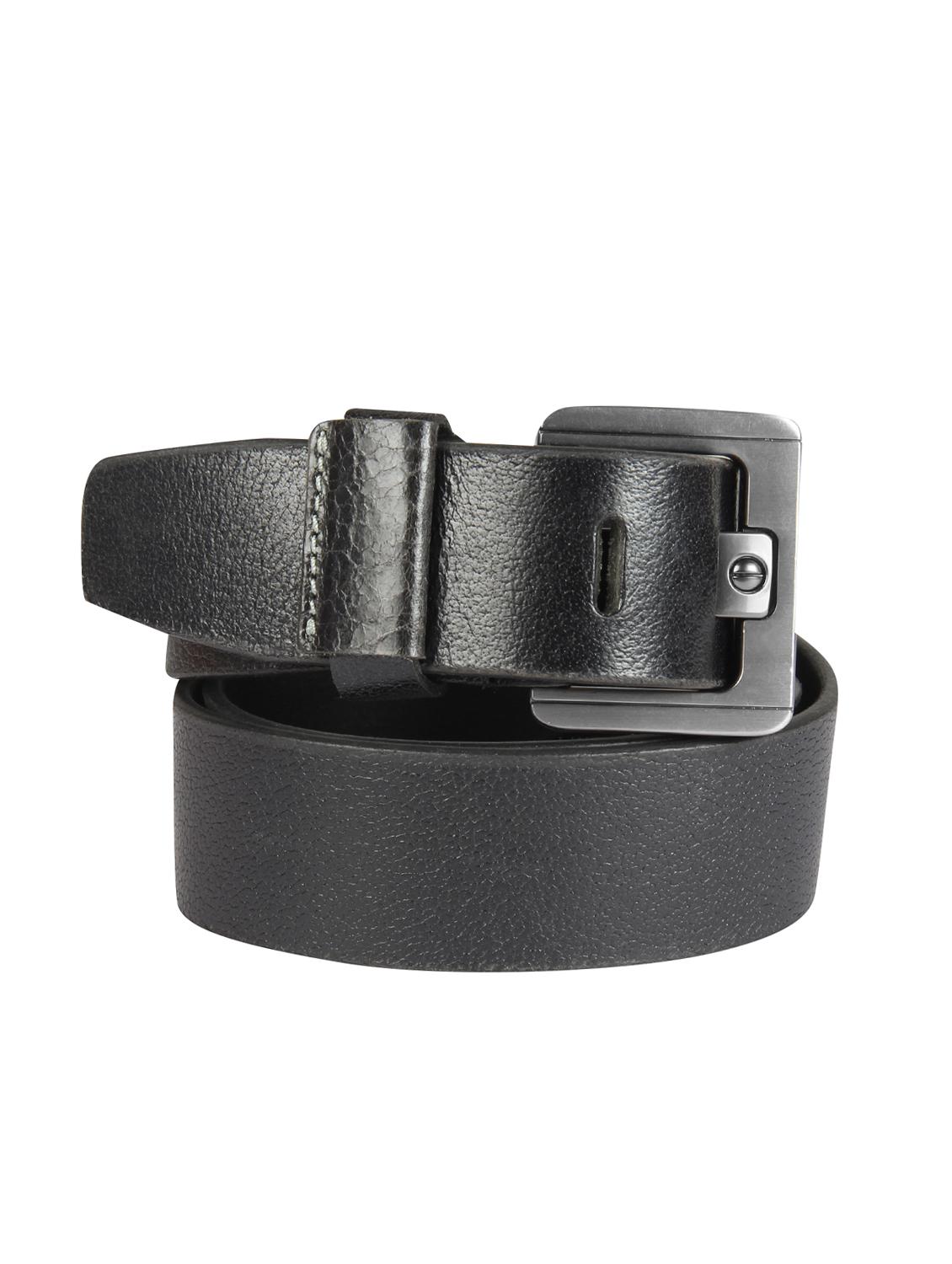 black leather belt - 16957106 -  Zoom Image - 0