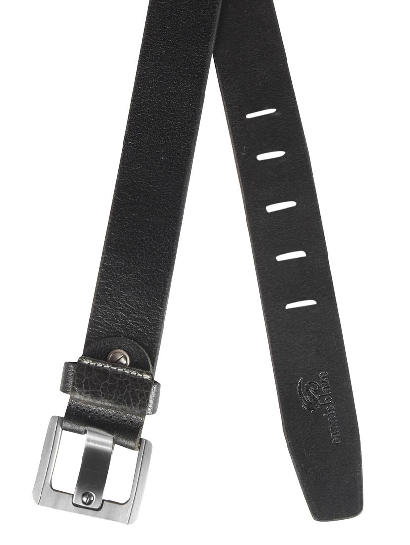 black leather belt - 16957106 - Standard Image - 3