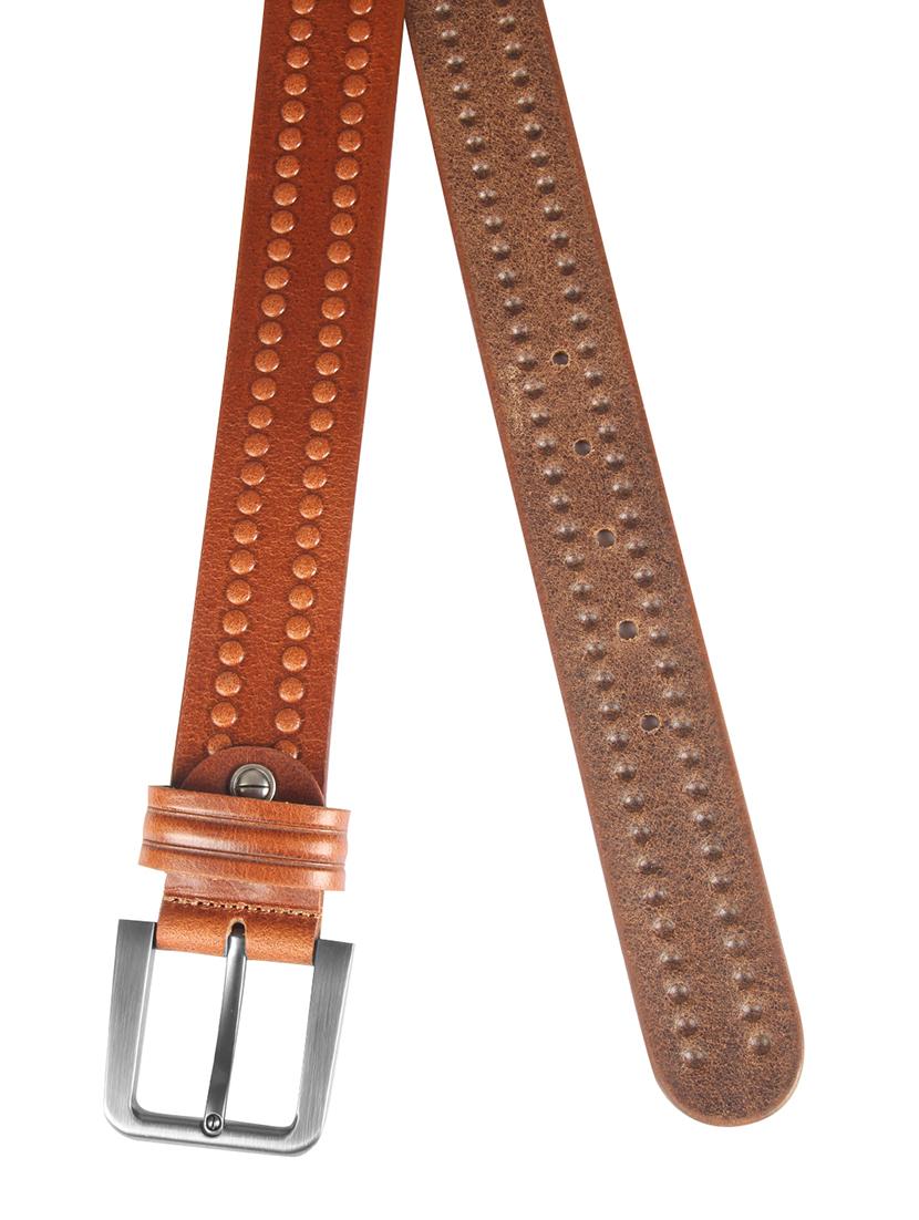 brown leather belt - 16957160 - Standard Image - 3