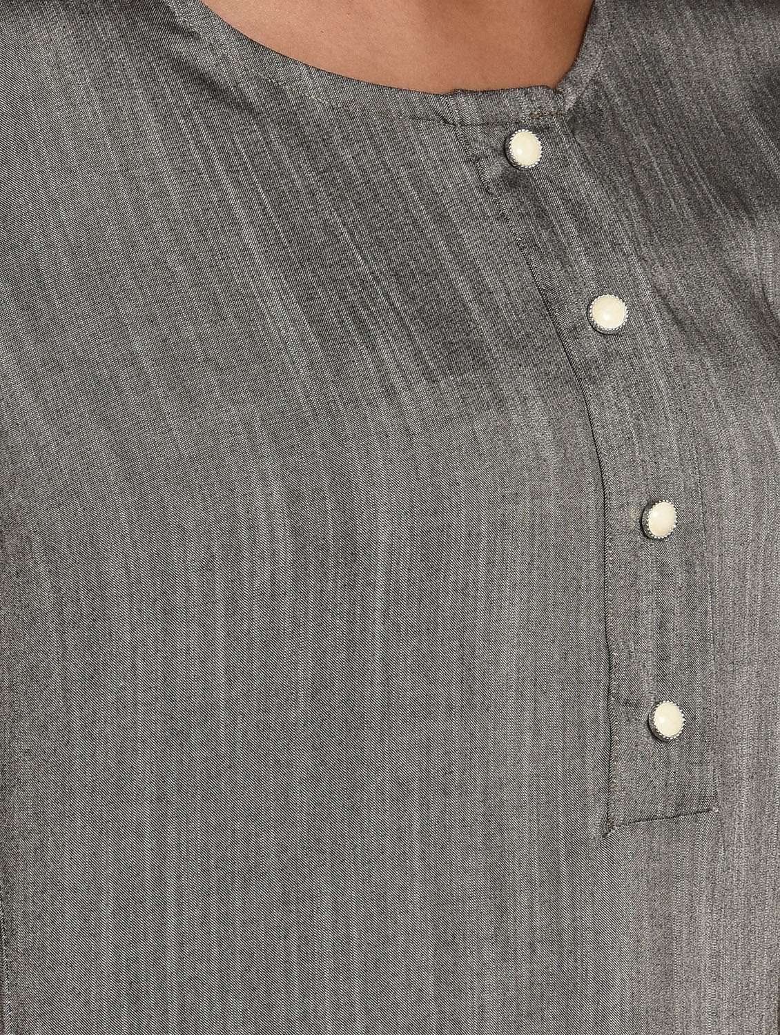 solid straight kurta - 16957294 -  Standard Image - 5