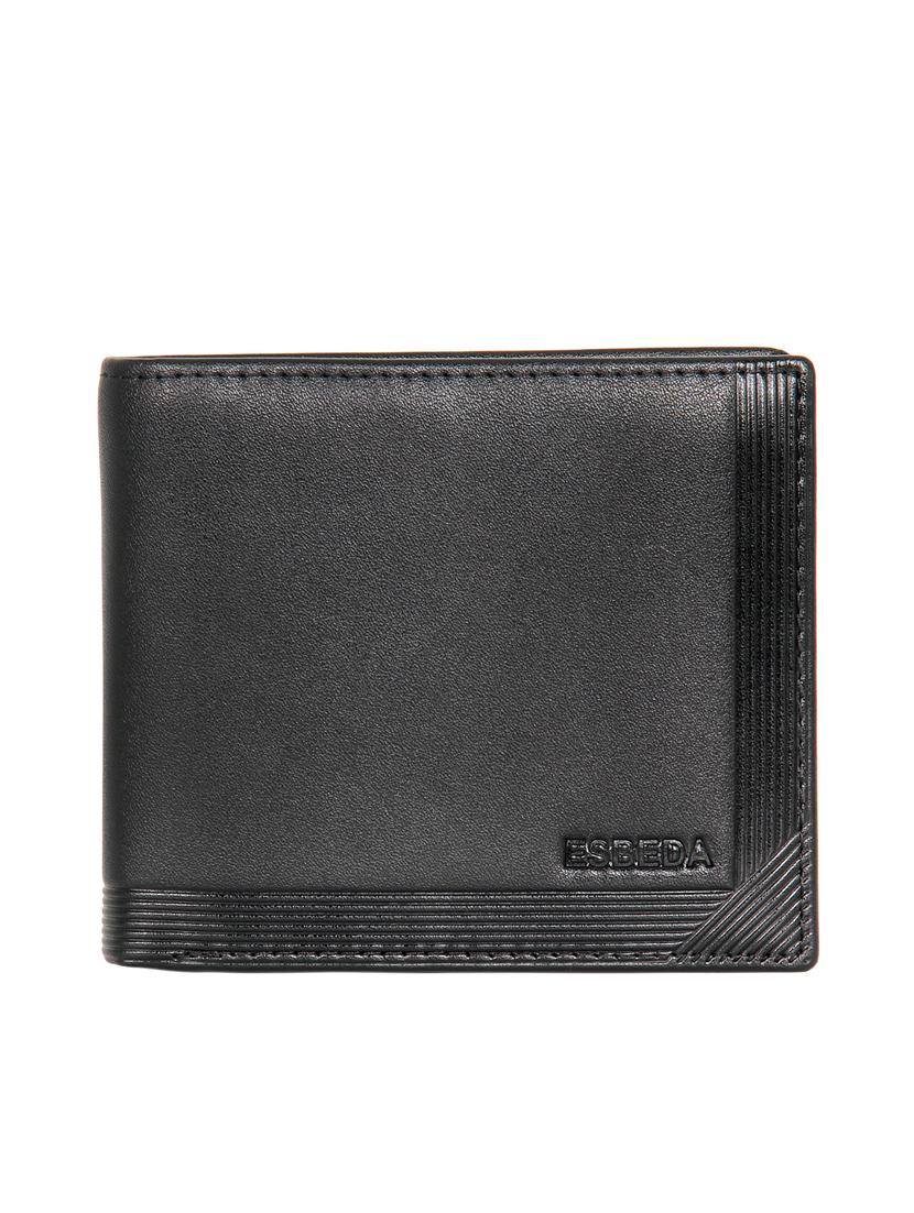 black leatherette wallet - 16958556 -  Zoom Image - 0