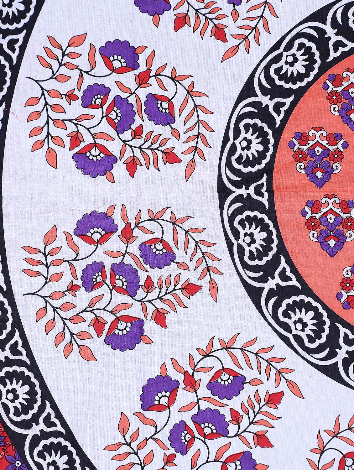 cotton jaipuri print 6 to 8 seater table cloth cover - 16960318 - Standard Image - 3