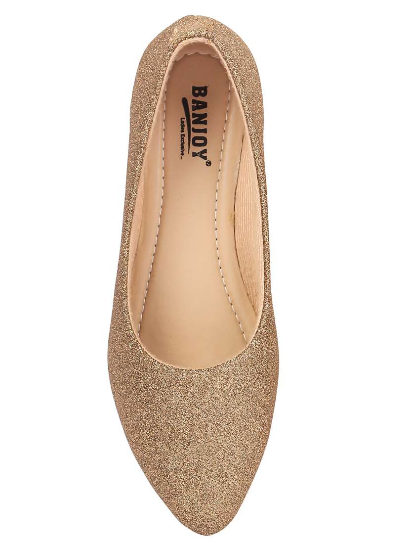 copper slip on ballerinas - 16962198 -  Standard Image - 3