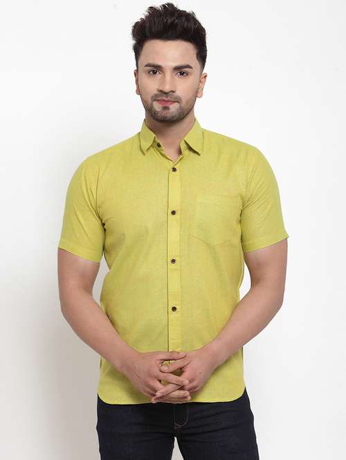 mens solid casual shirt - 16963283 -  Standard Image - 0
