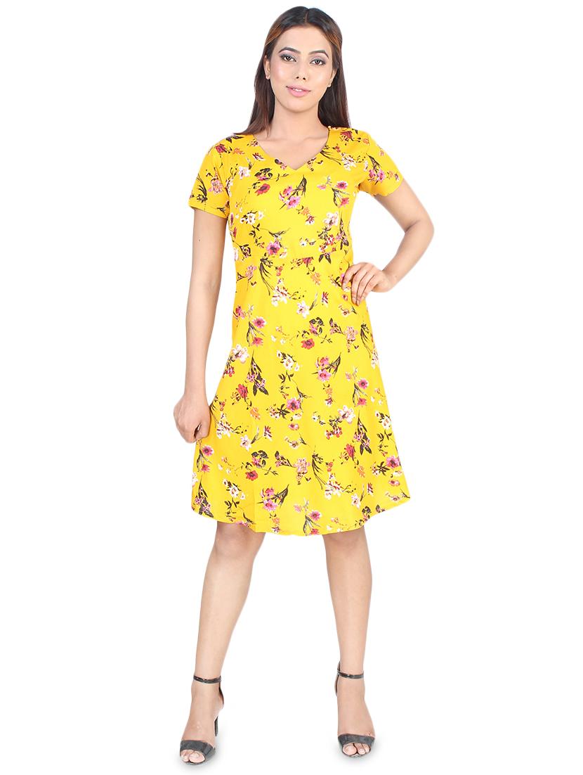 women's shift floral dress - 16963733 - Standard Image - 3