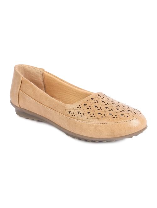 beige slip on ballerinas - 16966986 -  Standard Image - 0