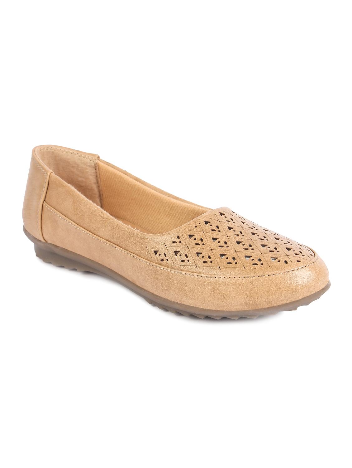 beige slip on ballerinas - 16966986 -  Zoom Image - 0
