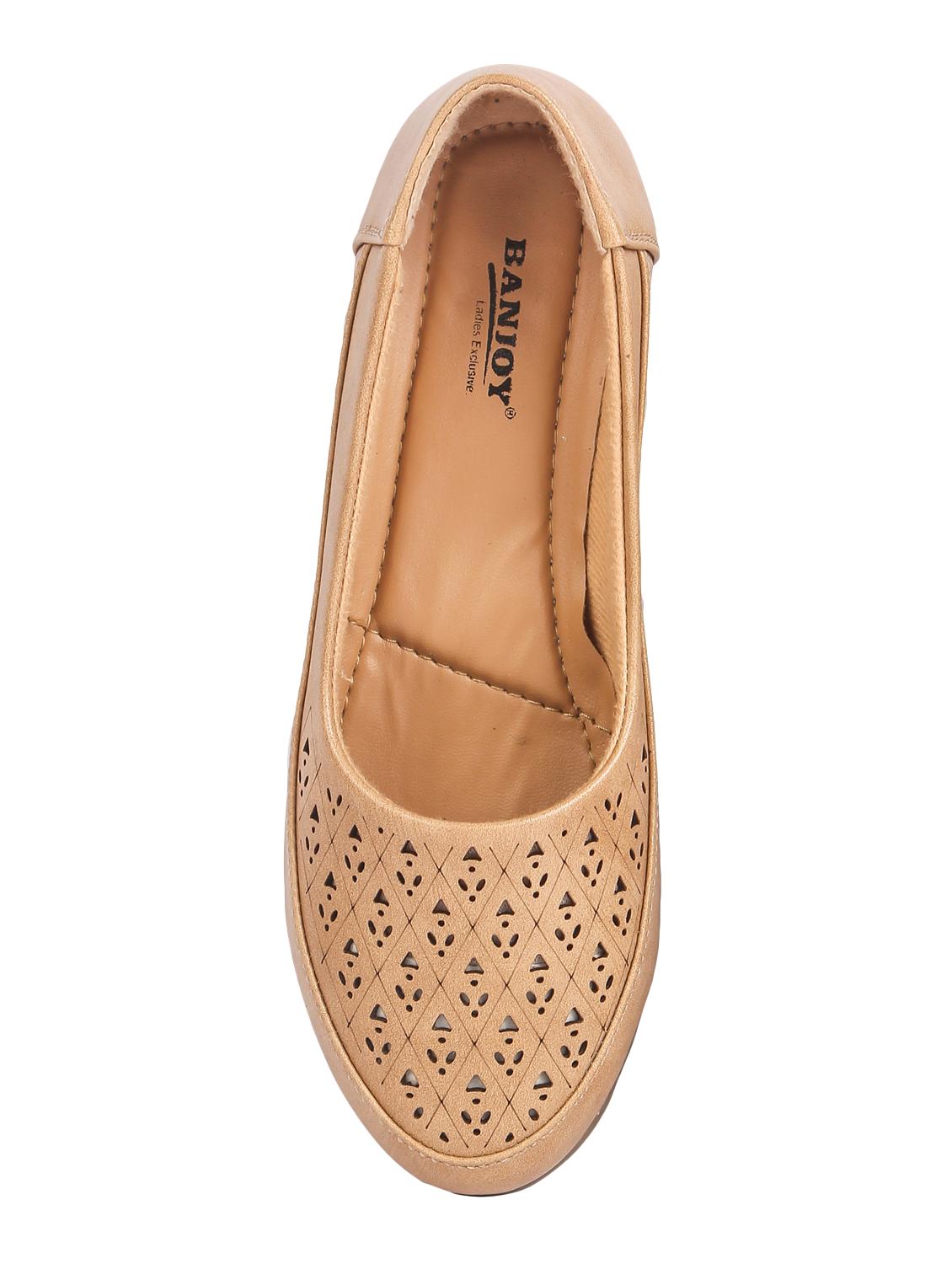 beige slip on ballerinas - 16966986 - Standard Image - 3