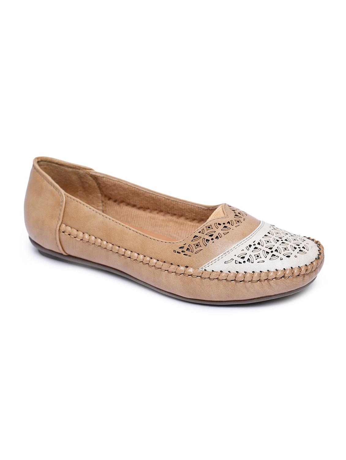beige slip on ballerinas - 16966993 - Zoom Image - 0