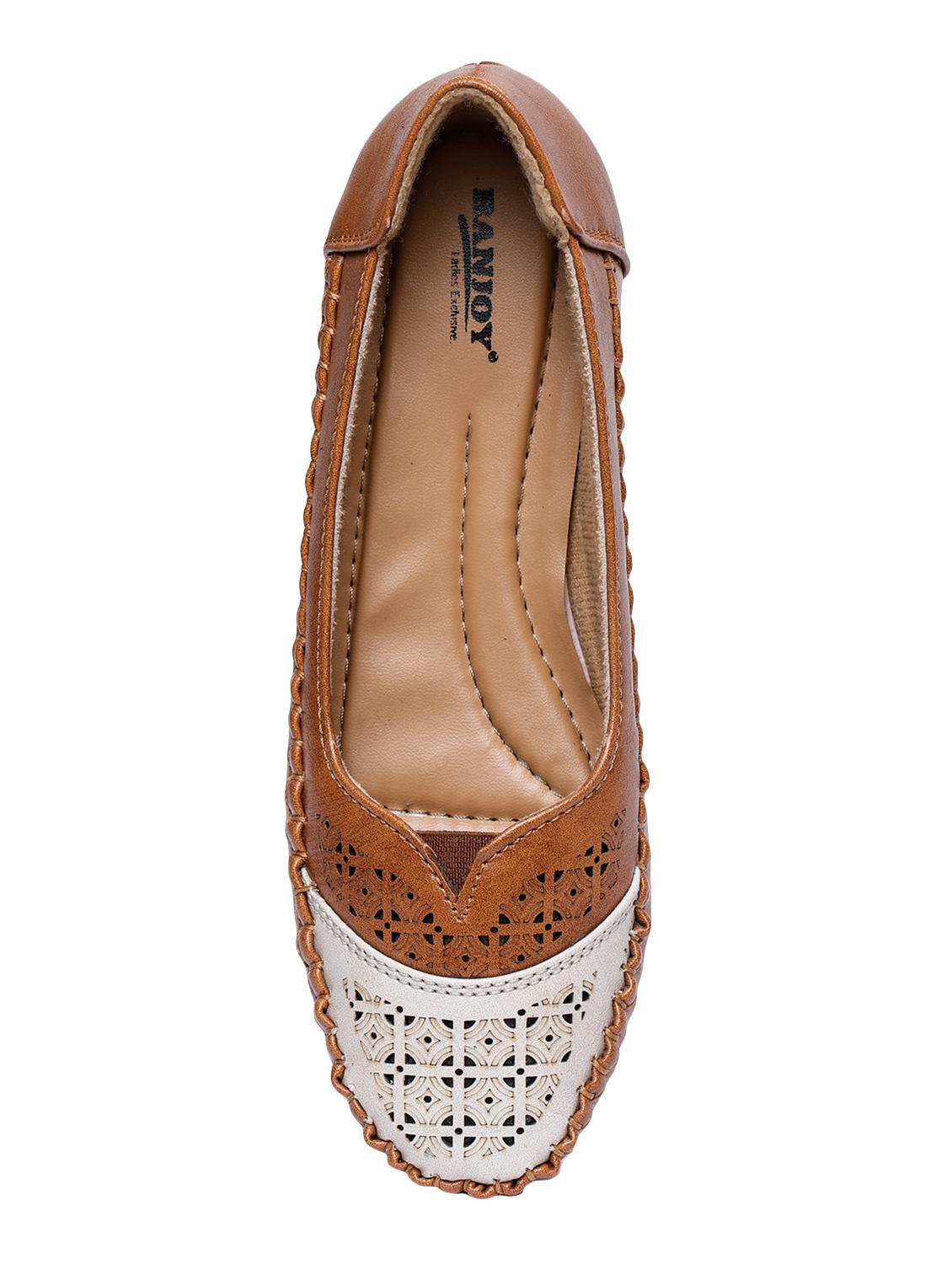 tan slip on ballerinas - 16966994 - Standard Image - 3