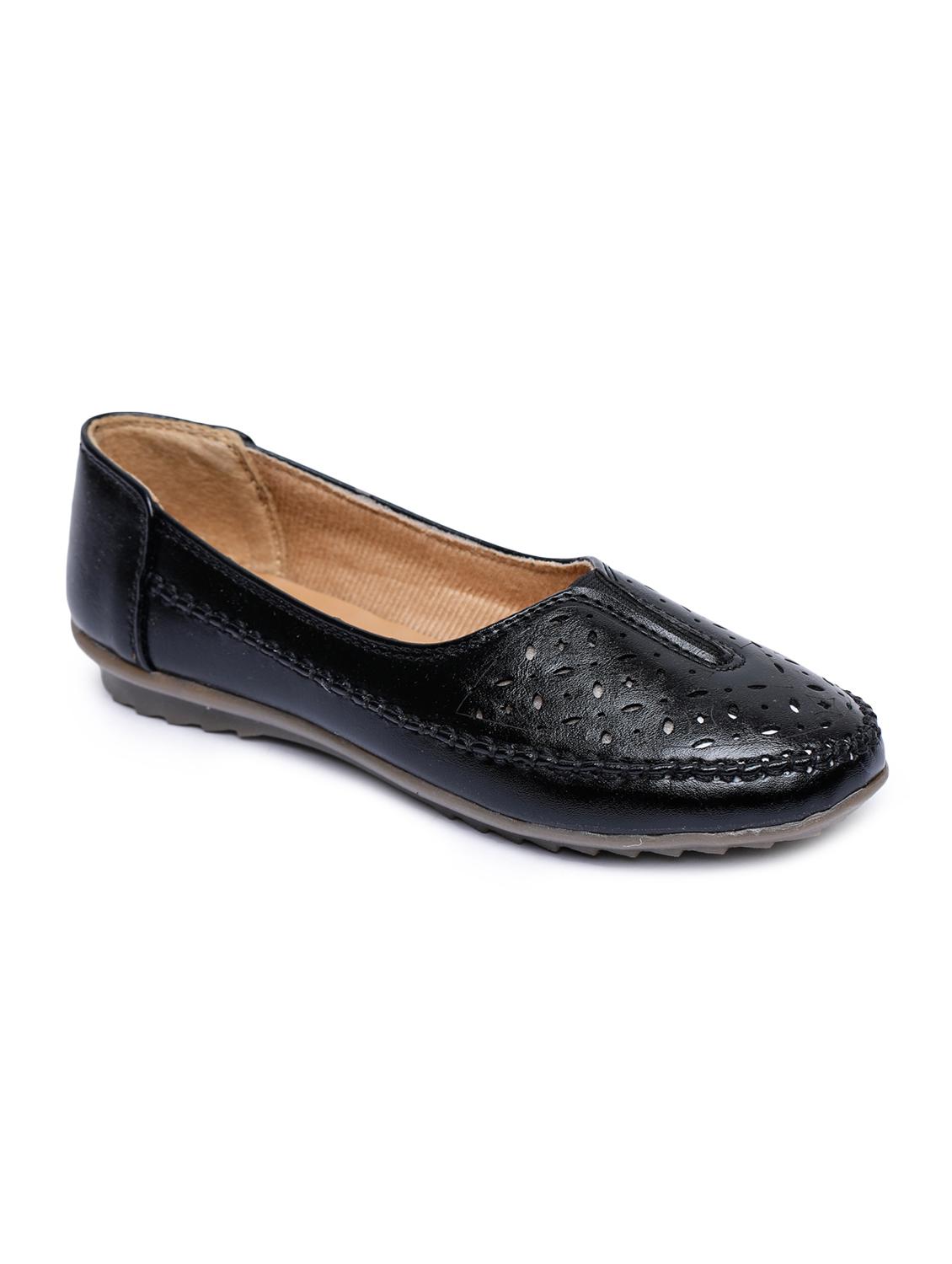 black slip on ballerinas - 16966999 - Zoom Image - 0