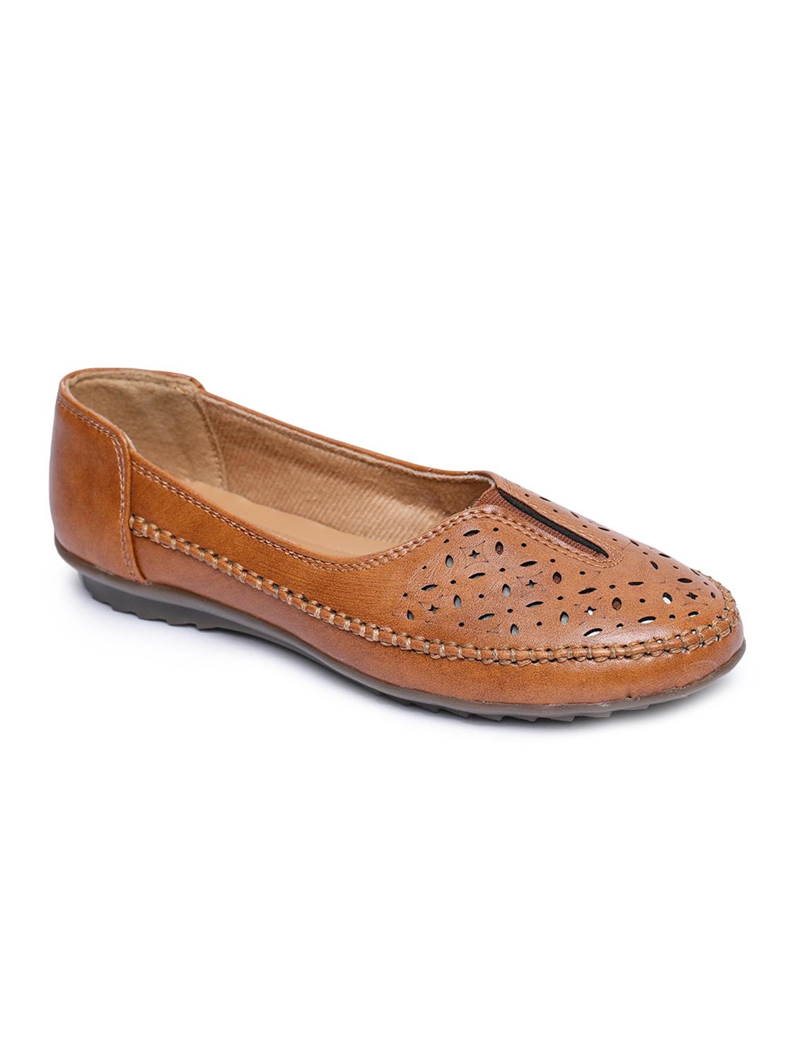tan slip on ballerinas - 16967000 - Zoom Image - 0