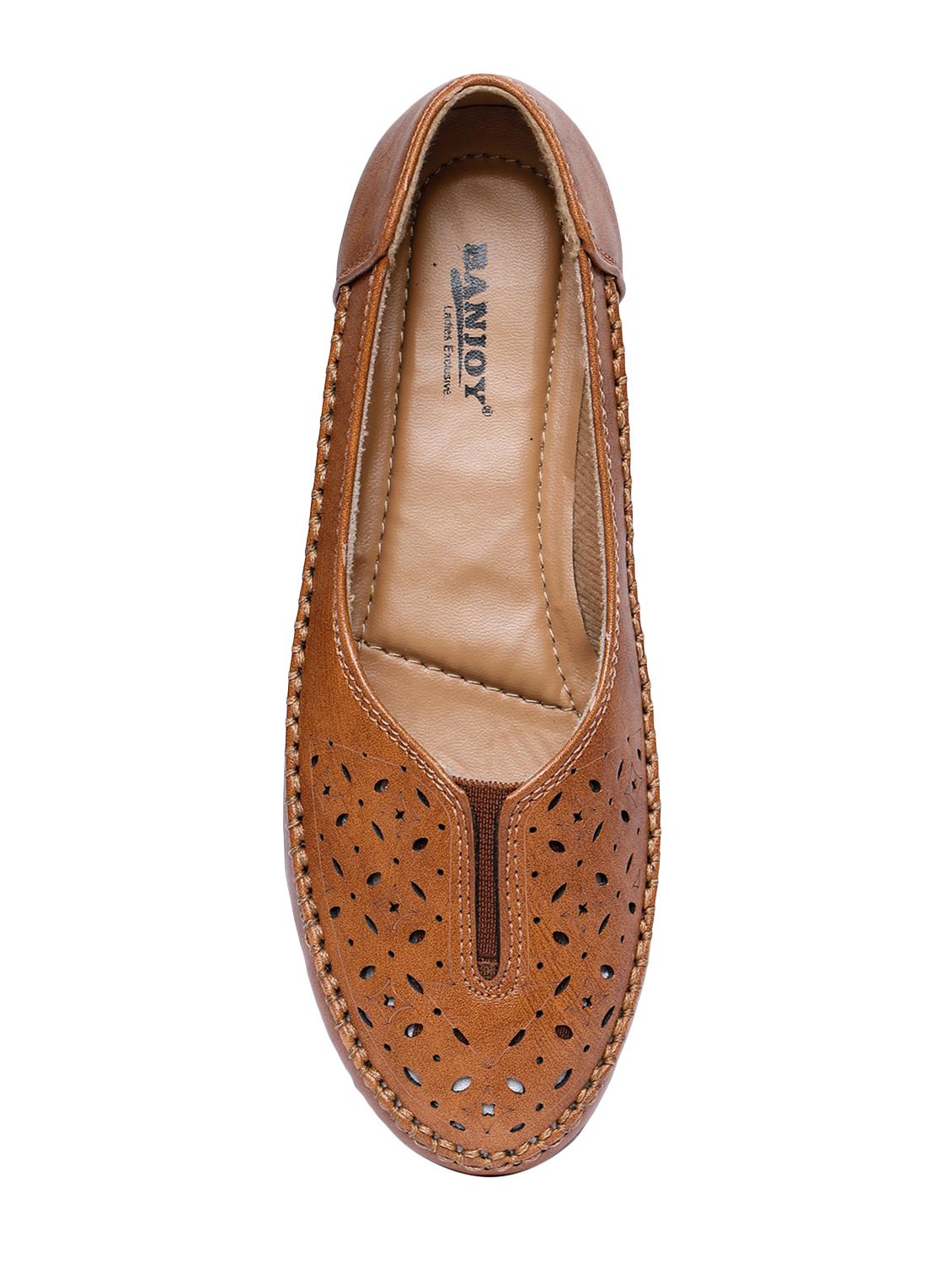 tan slip on ballerinas - 16967000 - Standard Image - 3