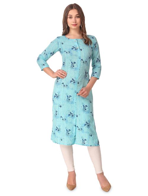 floral straight kurta - 16969100 -  Standard Image - 0