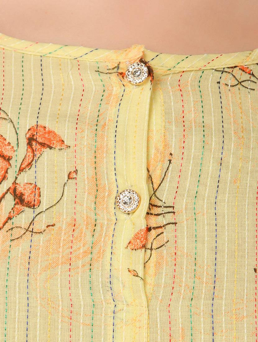 floral straight kurta - 16969101 - Standard Image - 3