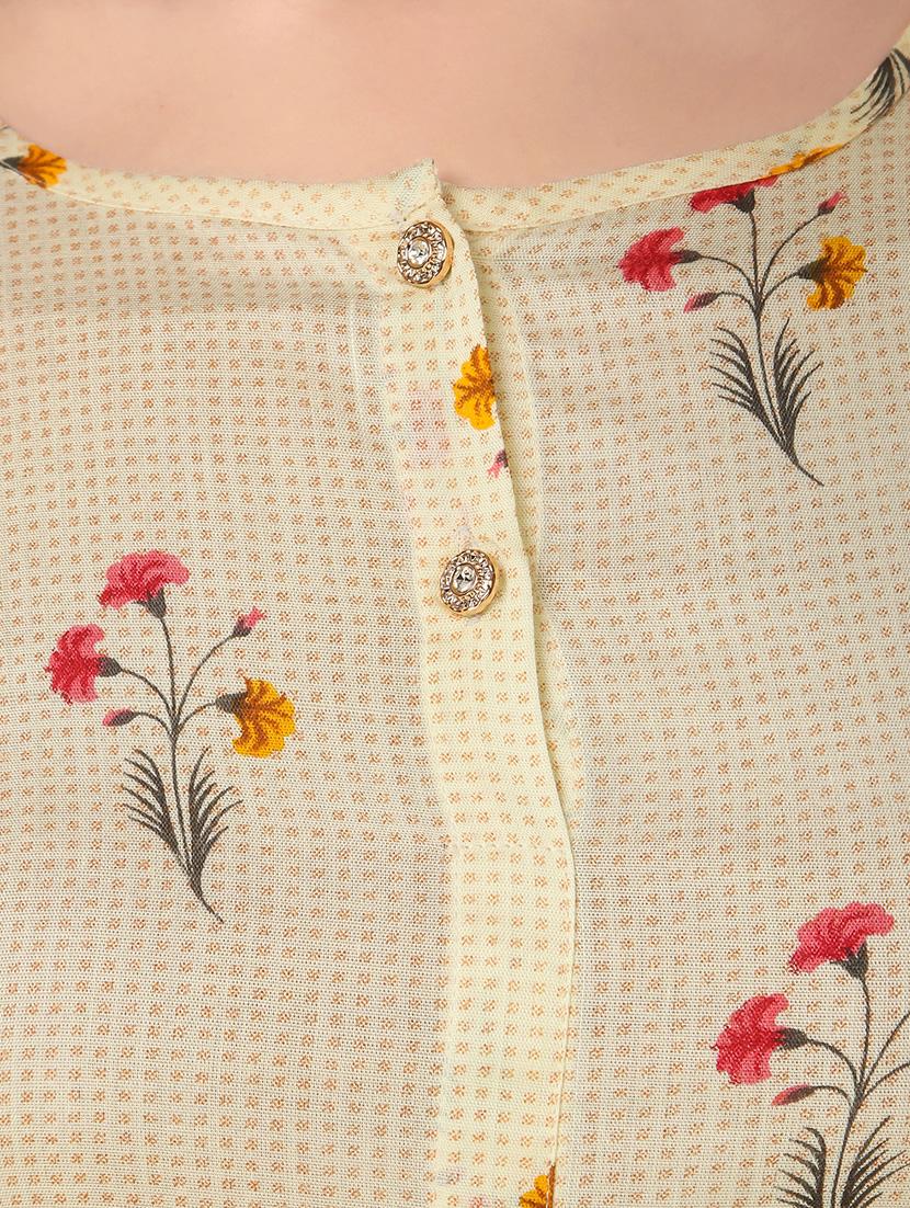floral straight kurta - 16969109 - Standard Image - 3