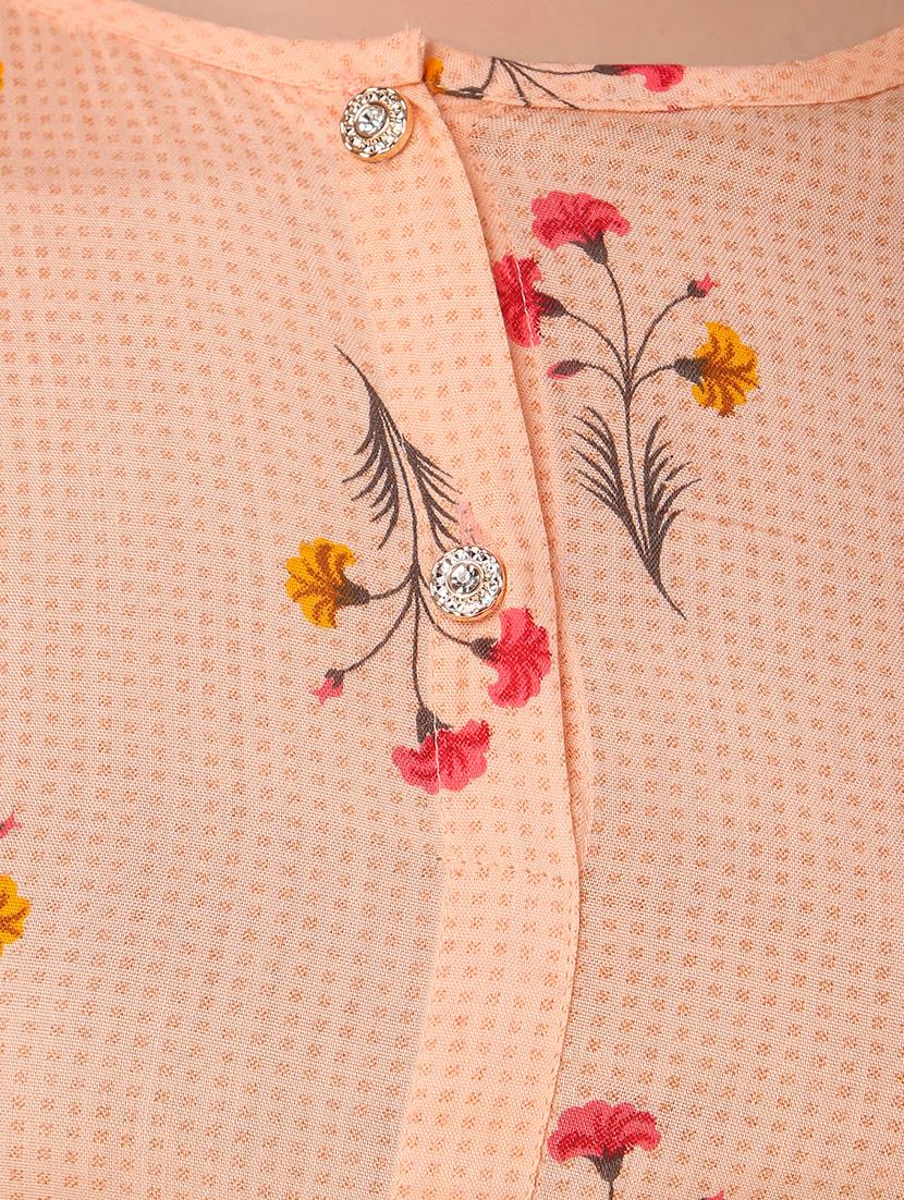 floral straight kurta - 16969110 - Standard Image - 3