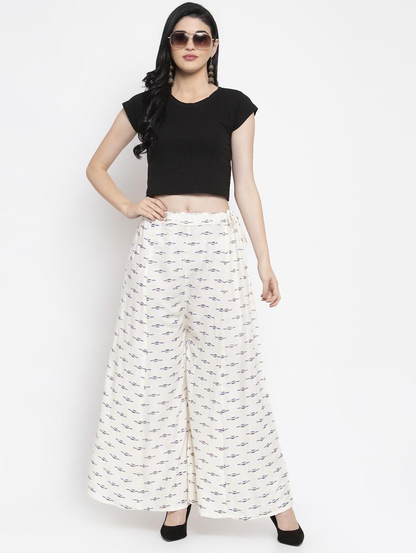 geometrical printed palazzo - 16971236 -  Standard Image - 3