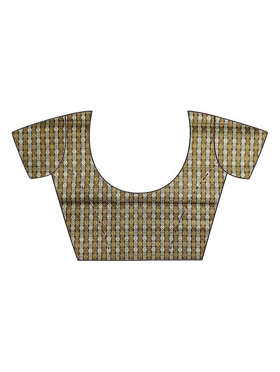geometrical banarasi saree with blouse - 16972393 - Standard Image - 3