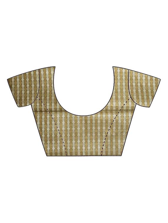 geometrical banarasi saree with blouse - 16972394 - Standard Image - 3