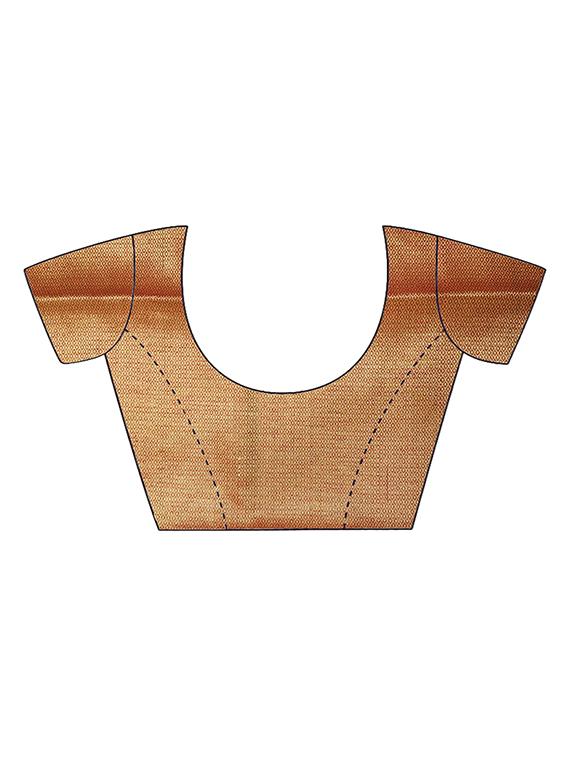 checkered banarasi saree with blouse - 16972414 - Standard Image - 3