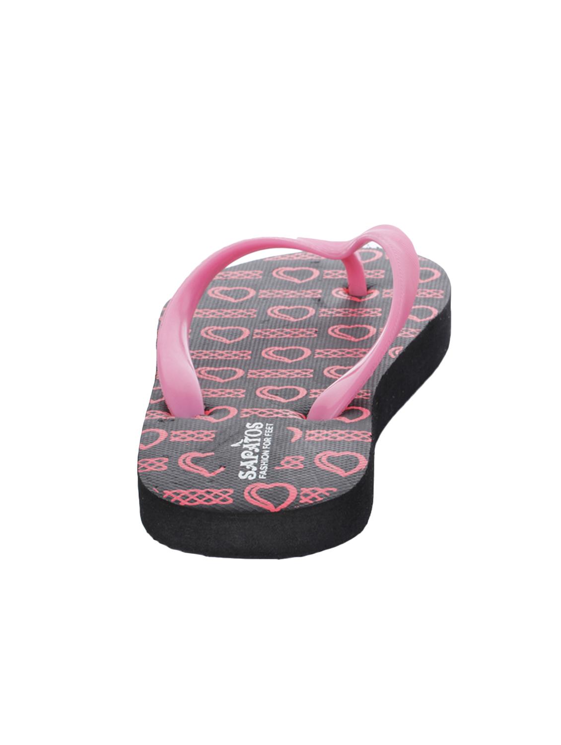 pink rubber slippers flip flops - 16973744 - Standard Image - 3