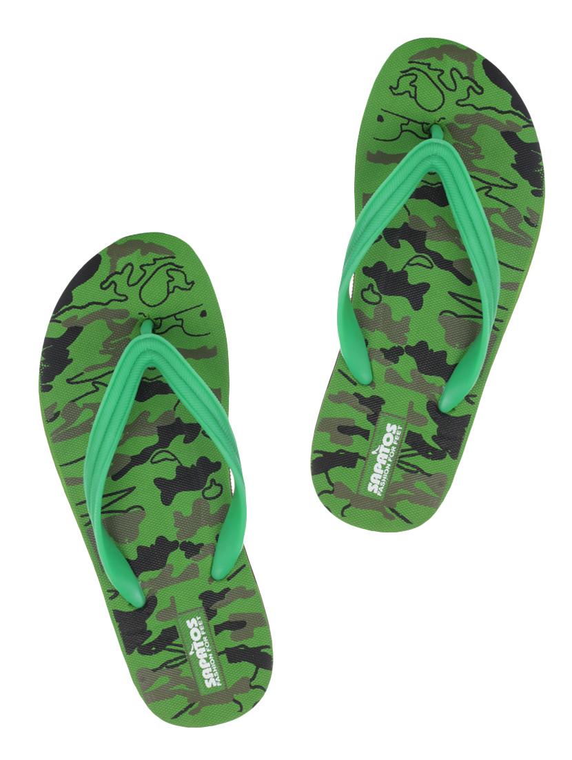 green rubber toe separator slippers - 16973777 - Zoom Image - 0