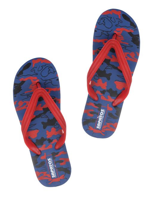 red rubber toe separator slippers - 16973778 - Standard Image - 0