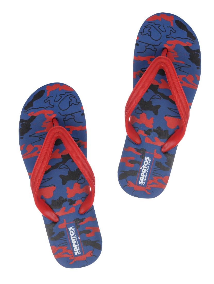 red rubber toe separator slippers - 16973778 - Zoom Image - 0
