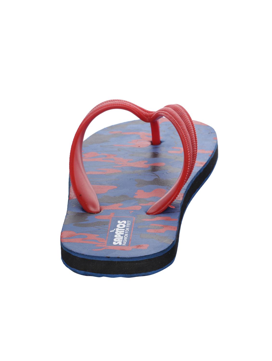 red rubber toe separator slippers - 16973778 - Standard Image - 3