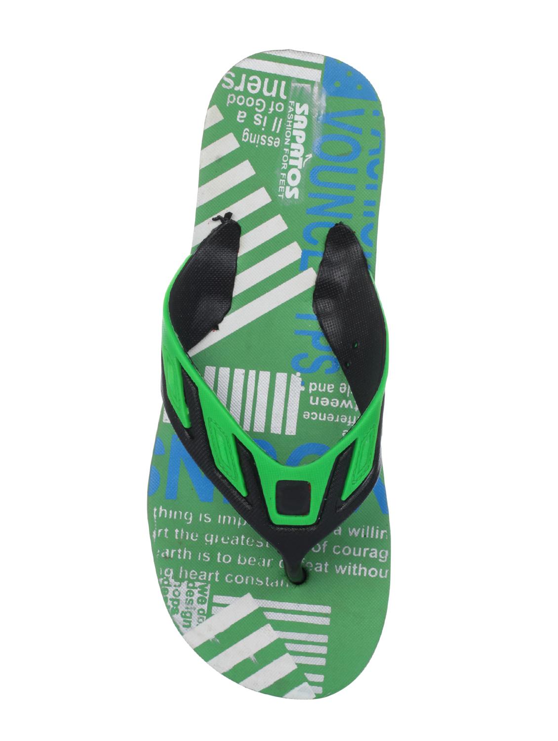 green rubber toe separator slippers - 16973781 - Standard Image - 3