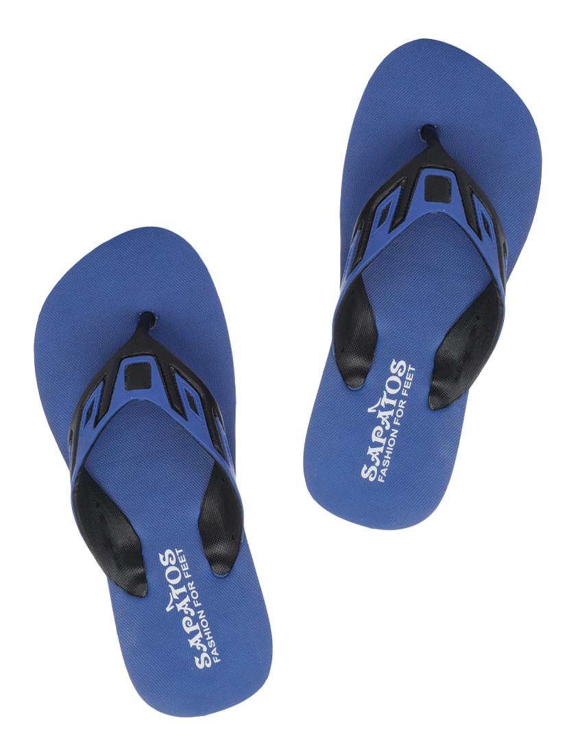 blue rubber toe separator slippers - 16973783 -  Zoom Image - 0