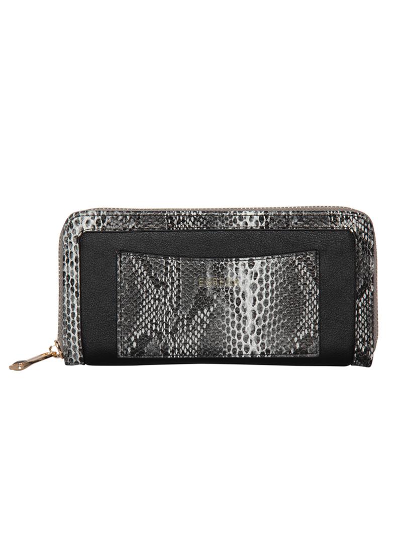 black leatherette wallet - 16973929 - Zoom Image - 0