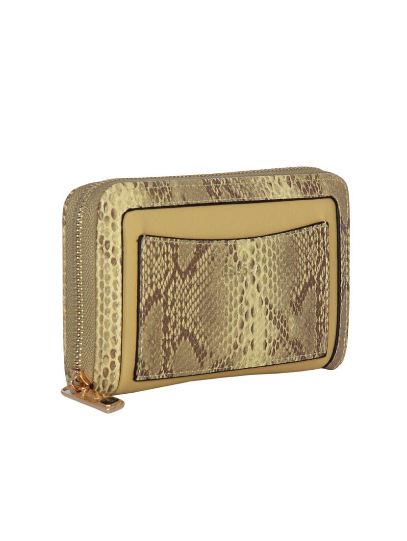 yellow leatherette wallet - 16973942 -  Standard Image - 3