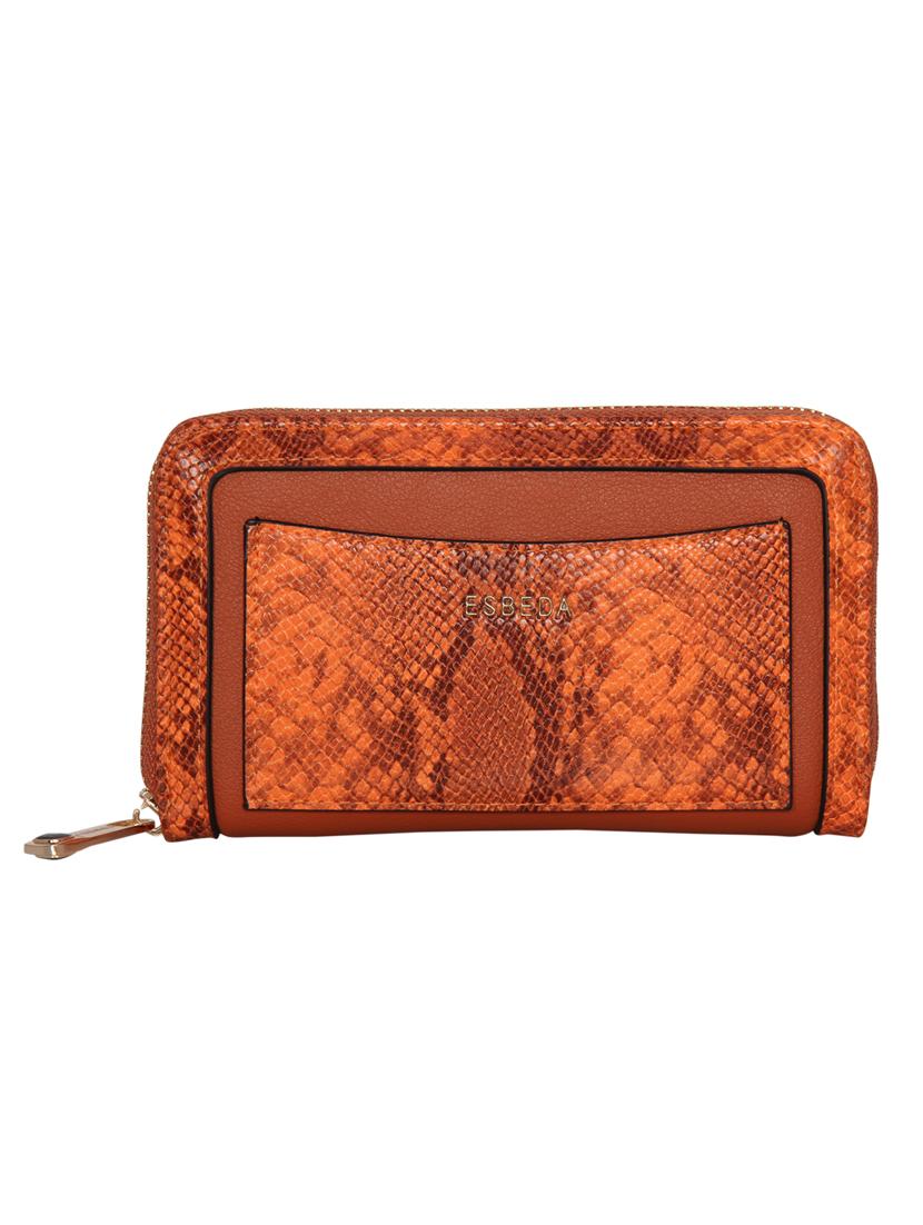 orange leatherette wallet - 16973948 - Zoom Image - 0