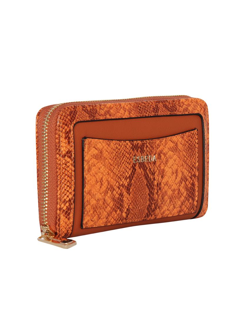 orange leatherette wallet - 16973948 - Standard Image - 3