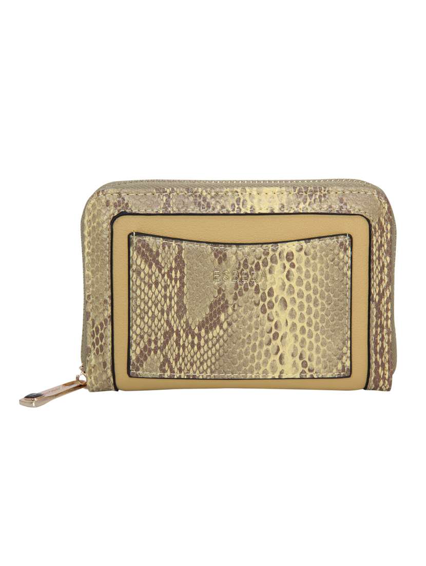 yellow leatherette wallet - 16973952 - Zoom Image - 0