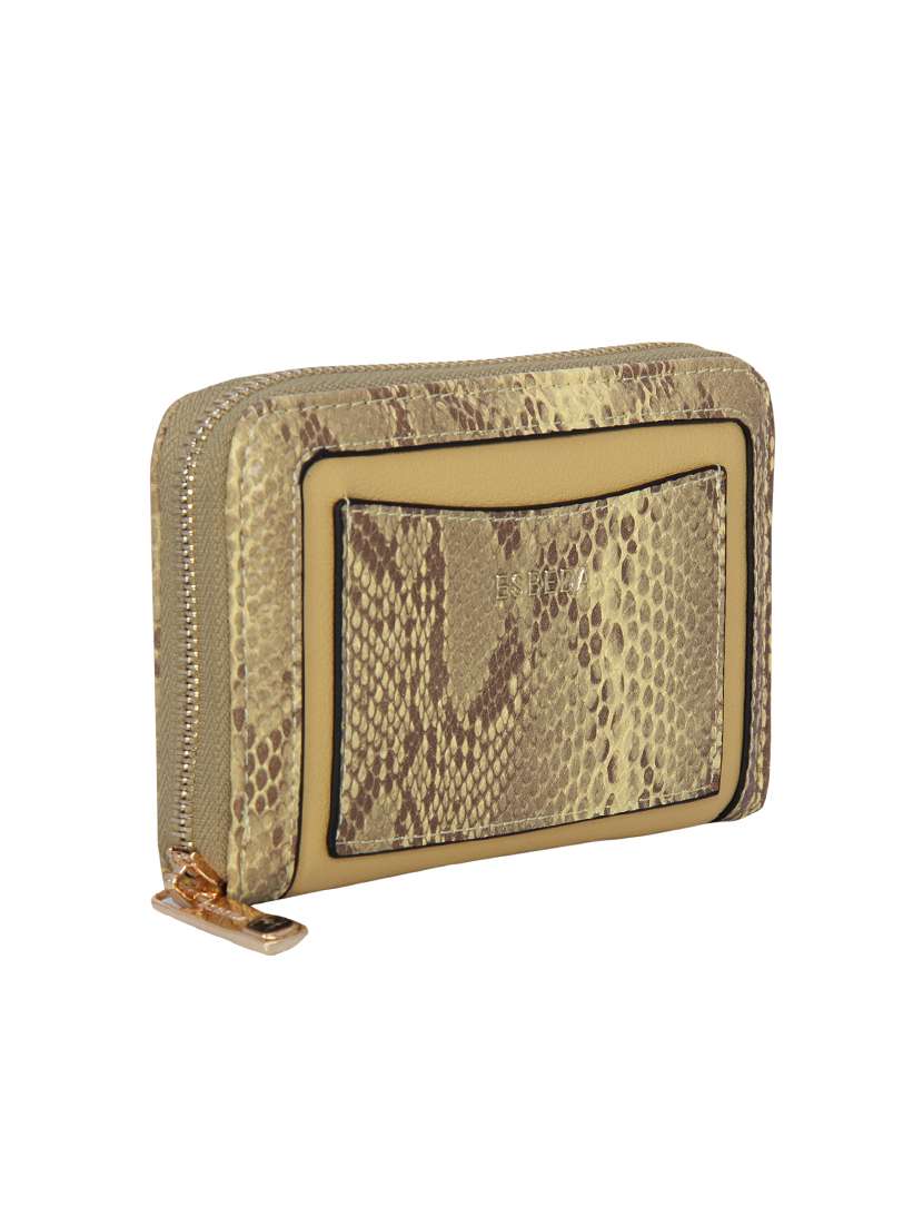 yellow leatherette wallet - 16973952 - Standard Image - 3