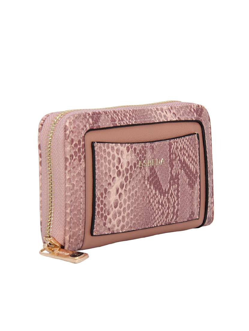 pink leatherette  wallet - 16973953 -  Standard Image - 3