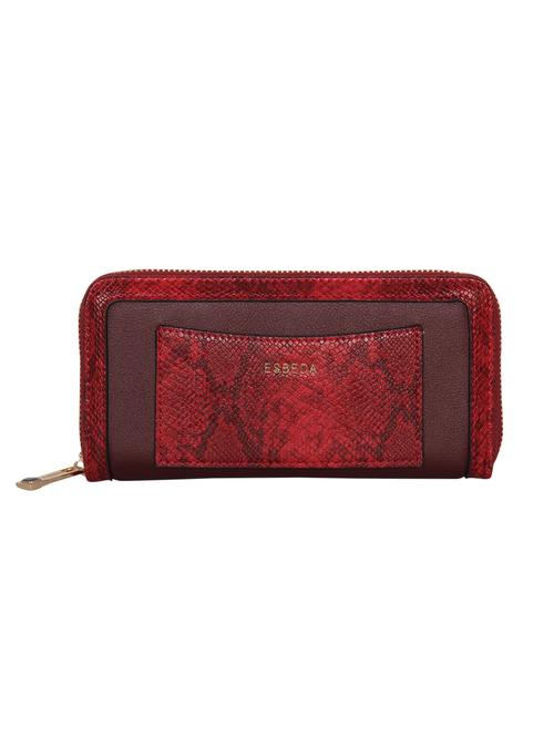 red leatherette wallet - 16973960 - Standard Image - 0