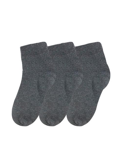 grey cotton ankle length sock - 16975808 - Standard Image - 0