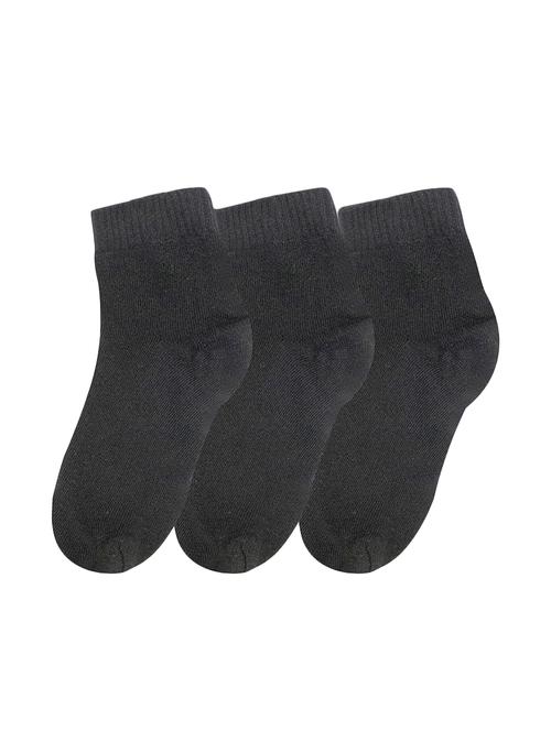 black cotton ankle length sock - 16975809 -  Standard Image - 0