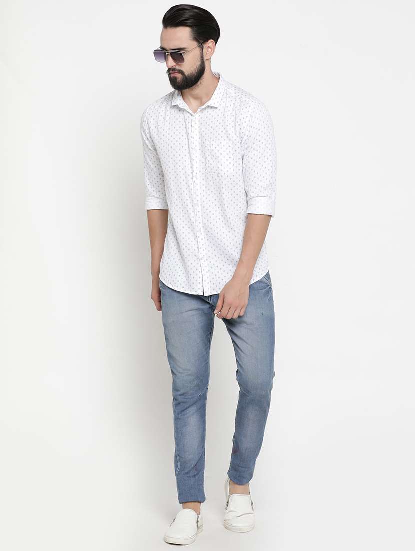 mens printed casual shirt - 16980217 -  Standard Image - 3