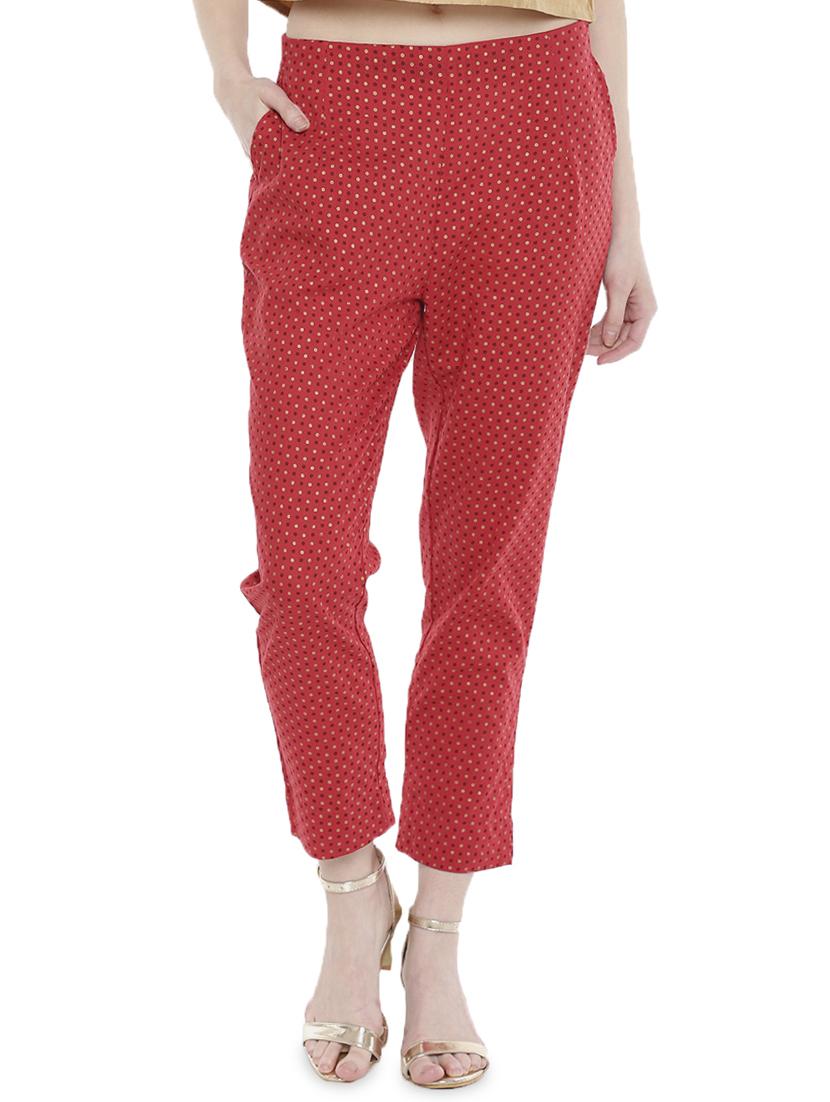 mid rise polka dot trouser - 16980347 - Zoom Image - 0